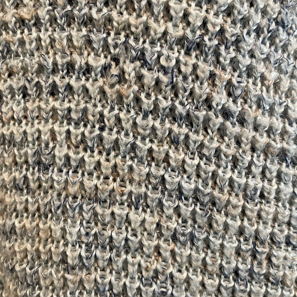 American Rag Wool Blend Long Sleeve Cowl Neck Chunky Waffle Knit Sweater Small - Picture 8 of 10